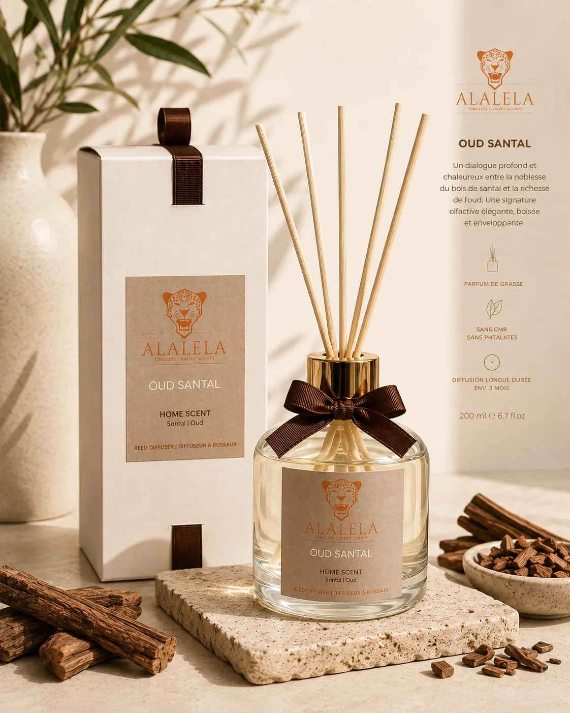 Santal — Reed Diffuser 200 ml