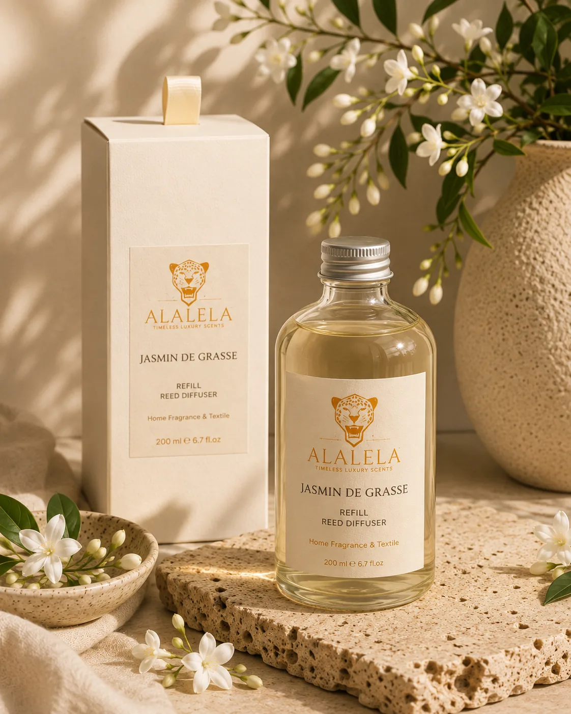 Jasmin de Grasse — Reed Diffuser Refill 200 ml